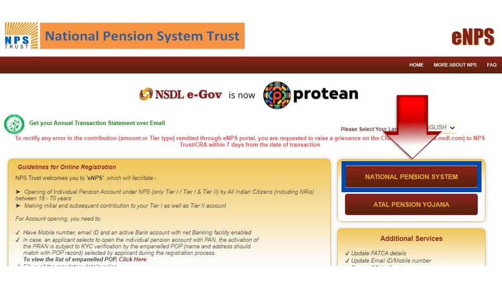 Atal Pension Scheme Registration