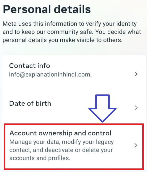 Account Ownership and Control